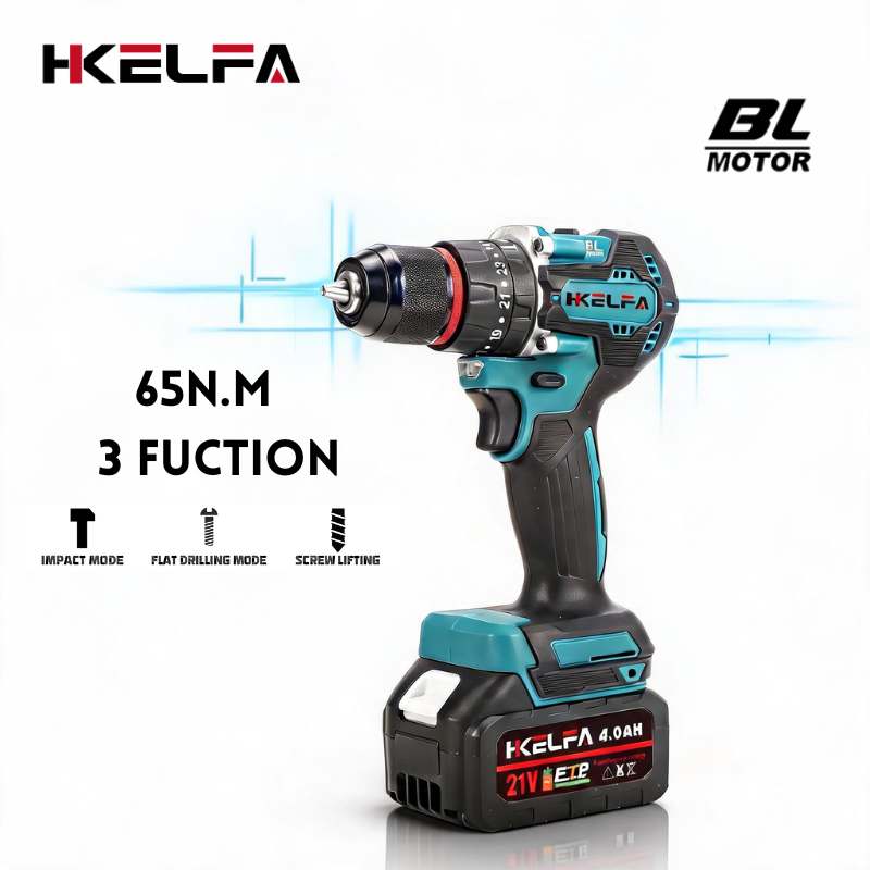 Makita Drill Ddf484 - Bezszczotkowy wiertarko-wkrętarka elektryczna HKELFA 10MM, dwubiegowa,